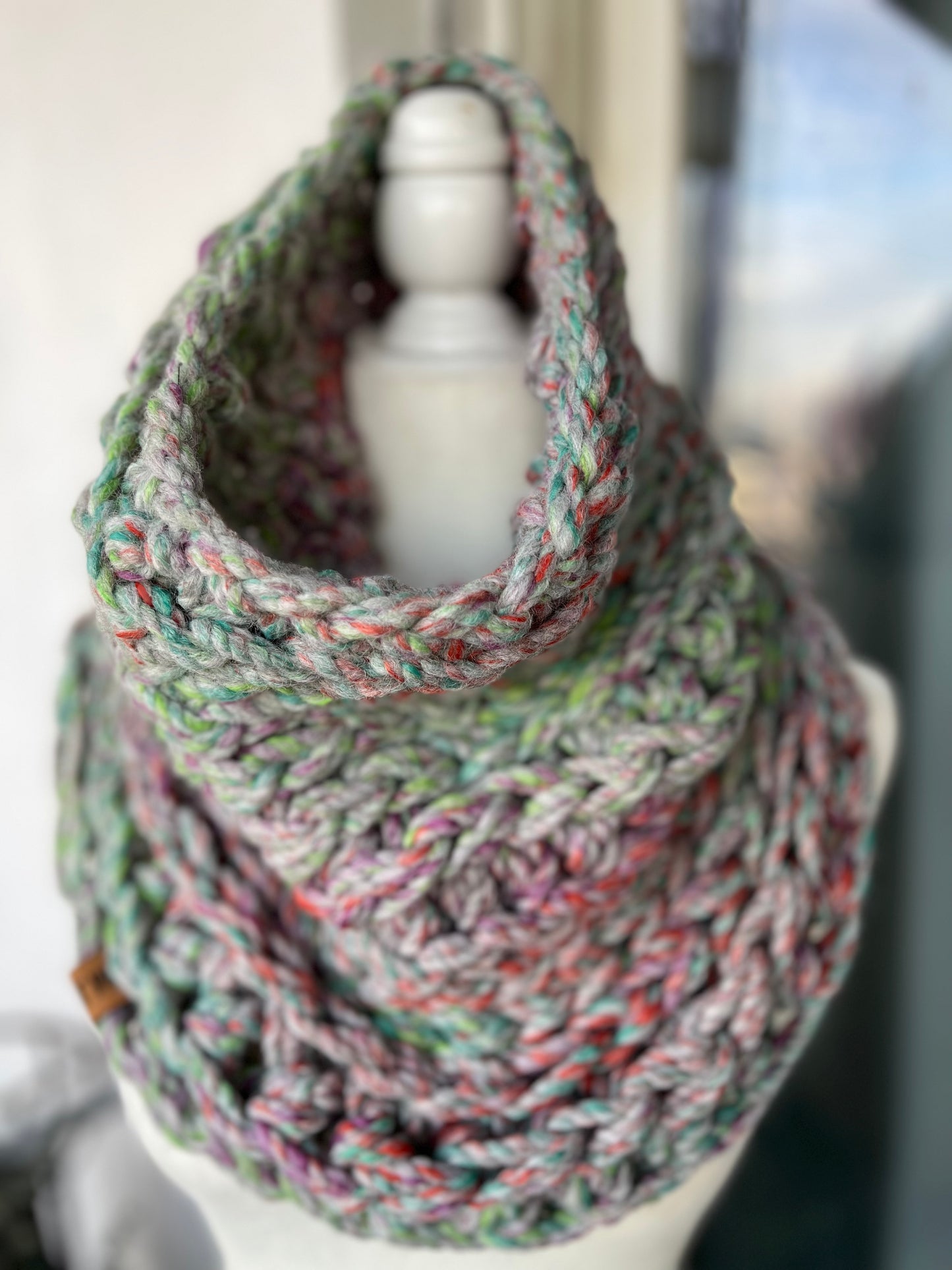 The 'CHARLIE' chunky cowl/scarf