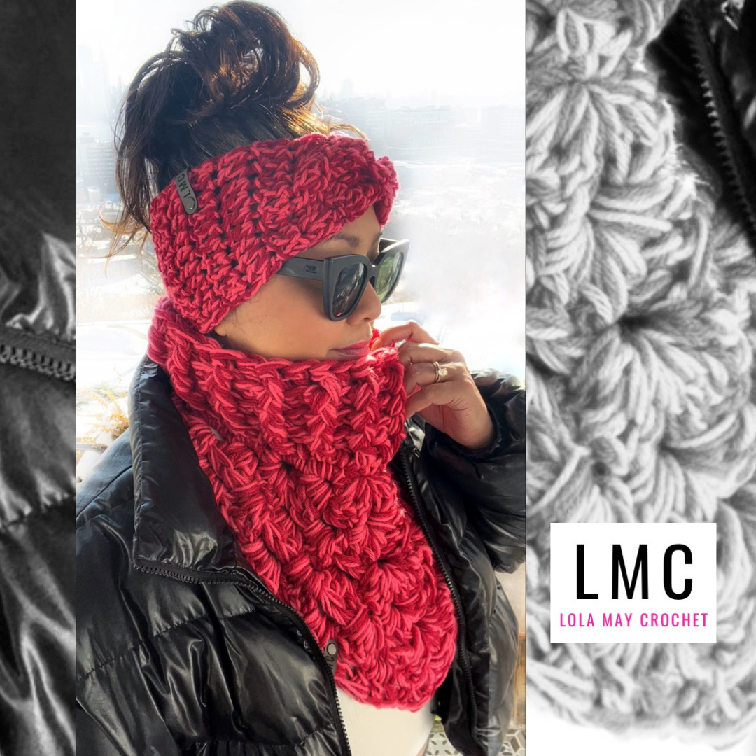 Bandana Scarf and Ear Warmer Set