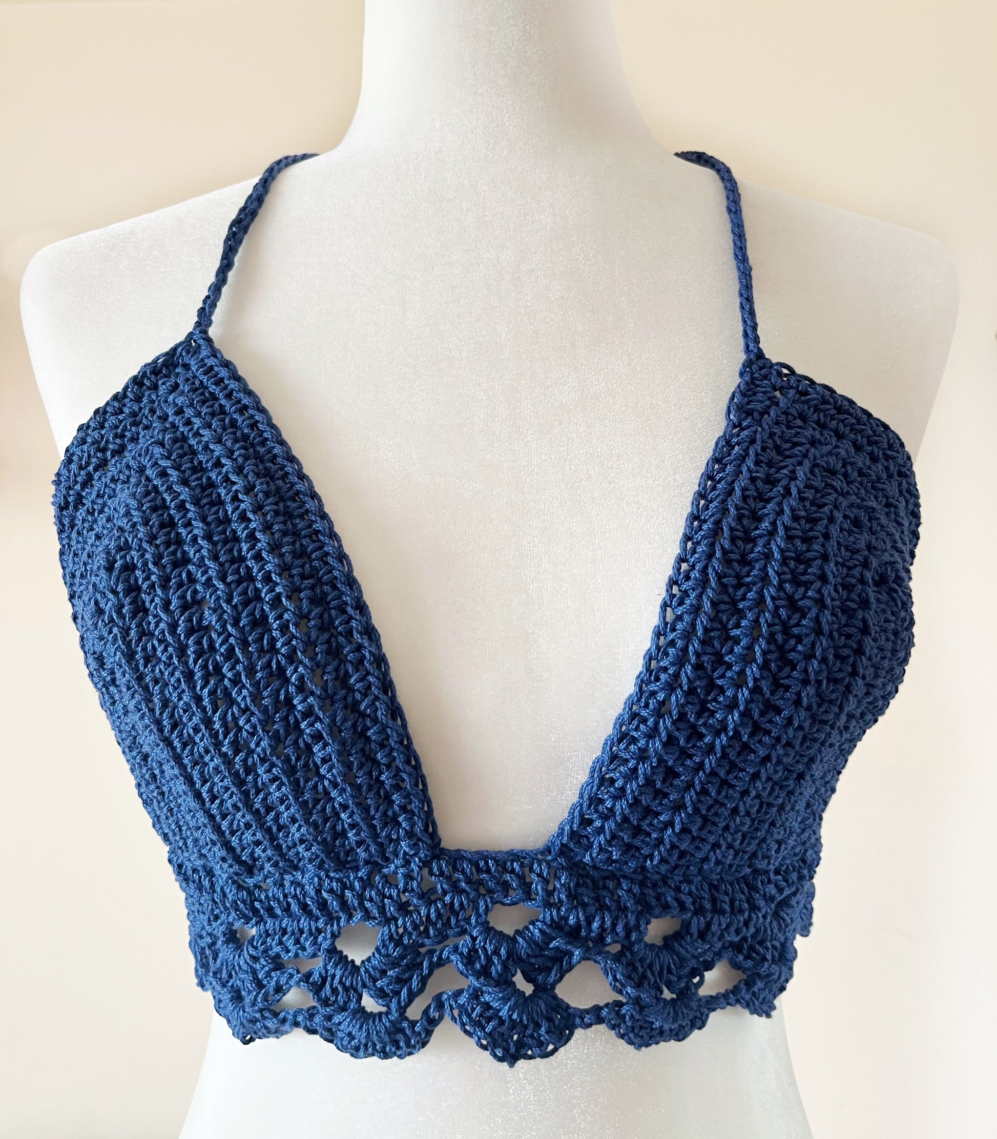 Sea Dreamer Crochet Bralette- Blue – Eyota Clothing